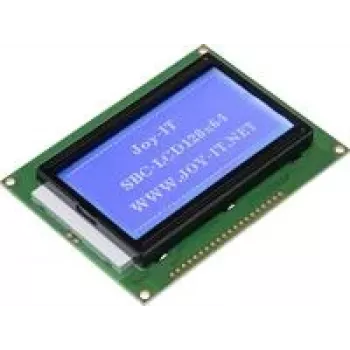 Ecrã LCD Joy-it branco azul 128 x 64 píxeis (L x A x P) 93 x 70 x 12 mm (LCD128x64SPI)