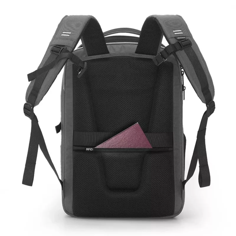 Mochila XDDESIGN Bizz cinzenta P705.932 – mochila citadina repelente à água e leve