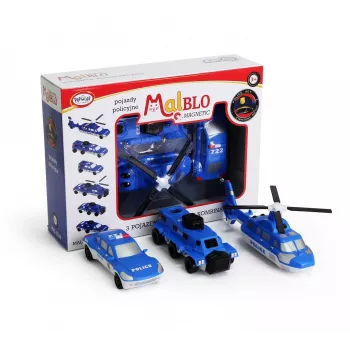 Conjunto de veículos Popular Playthings Mix or Match Vehicles Police