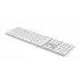 Matias FK318B-UK Aluminium Mac Hub 2xUSB cinzento sideral — teclado mecânico compatível com Mac com hub USB integrado