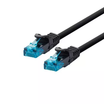 Cabo de rede LOGON UTP Cat.5e preto 20 m — RJ-45 macho para RJ-45 macho, Cat5e