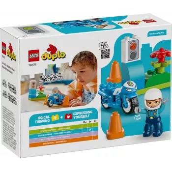 LEGO DUPLO 10471 Mota de Polícia Azul