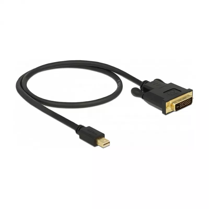 Adaptador de cabo de vídeo DeLOCK 83987 Mini DisplayPort para DVI-D 0,5 m