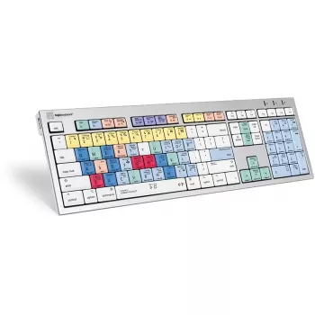Teclado Logickeyboard ALBA Universal USB AZERTY francês prateado