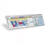 Teclado Logickeyboard ALBA Universal USB AZERTY francês prateado