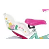 Bicicleta infantil Toimsa Peppa Pig rodas de 14 polegadas, verde, para cerca de 3–5 anos, travões de aro dianteiro e traseiro, pneus de ar