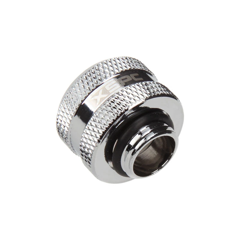 Adaptador XSPC G 1/4 polegadas para 14 mm, cromado — adaptador roscado de 14 mm para conectores de refrigeração líquida