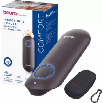Beurer BR 65+ dispositivo para picadas de insetos - aparelho de tratamento térmico com estojo e mosquetão