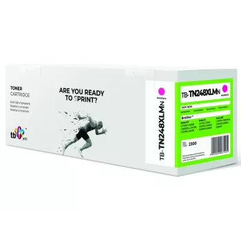 Toner para Brother TN248XLM TB-TN248XLMN 100% novo magenta