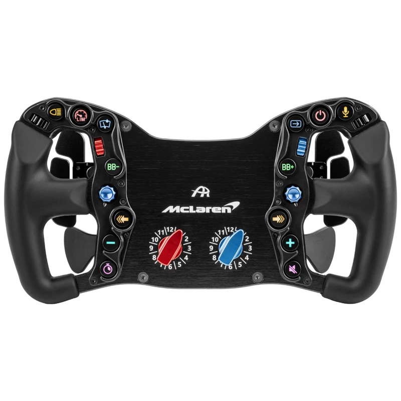 Volante de corrida Ascher Racing McLaren Artura Pro‑SC — Quick Release estilo borboleta