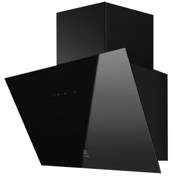 Exaustor de parede Electrolux LFV626K, preto, 598×396 mm, 615 m³/h recirculação, 62 dB, filtro de carvão ativo