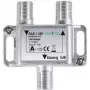 axing BAB 1-06P - splitter de cabo - 5 - 1218 MHz - cinzento - A - 6 dB - F