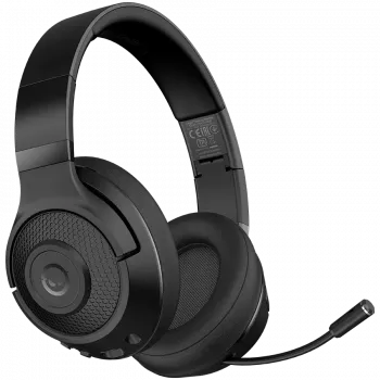 LORGAR Noah 500, headset gaming sem fios com microfone, JL7006, BT 5.3, autonomia até 58 h (1000mAh), cabo de carregamento USB-C (0,8 m), cabo AUX de 3,5 mm (1,5 m), tamanho: 195*185*8