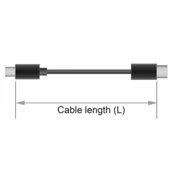 DeLOCK - Adaptador inversor de áudio - Ficha mini de 4 polos (M) para ficha mini de 4 polos (M) - 13cm - Preto (65896)