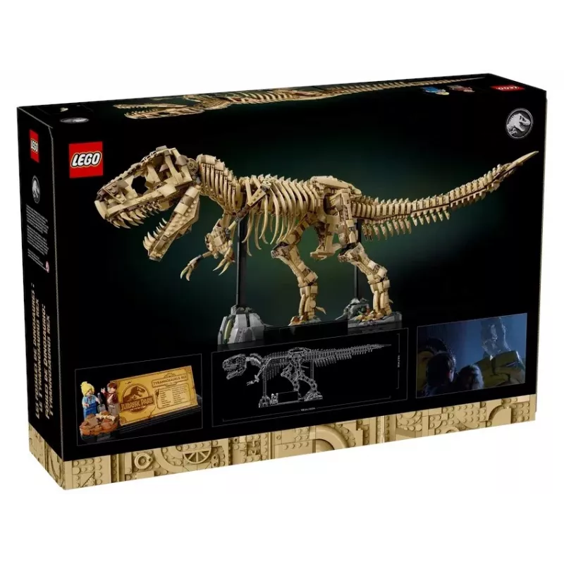 LEGO Esqueletos de dinossauros Tyrannosaurus 76968 conjunto de construção – modelo de esqueleto de T. rex para construir
