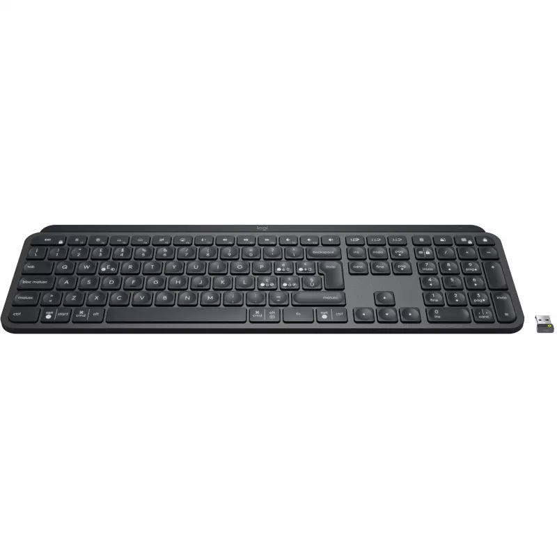 Logitech MX Keys for Business Teclado RF Wireless + Bluetooth Italiano Grafite (920-010247)