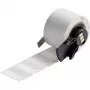 Brady, M6-96-427, vinil, autolaminada, branco/transparente, mate, 25,40 x 9,53(19,05) mm, para diâmetro de cabo 2,00 - 3,00 mm, permanente (250 unid.) (173917)