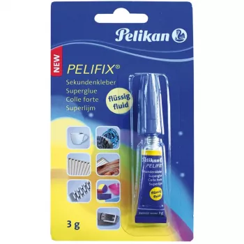 Cola instantânea líquida Pelikan PELIFIX 3g azul