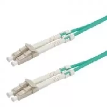 Cabo de fibra ótica VALUE 50/125µm OM3 - LC/LC - turquesa - 15 m