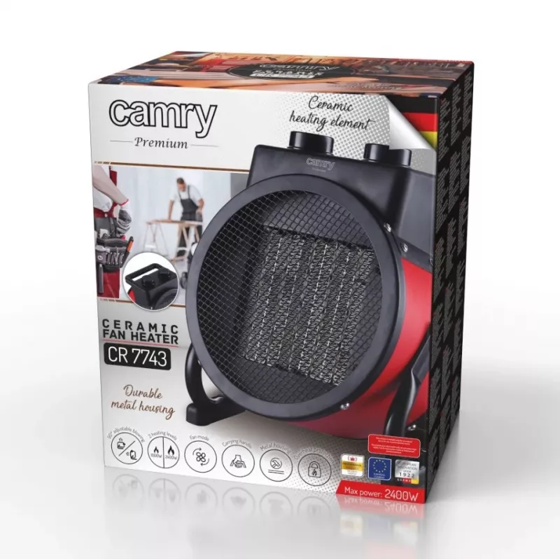 Aquecedor cerâmico Camry CR 7743