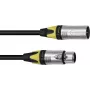 Cabo XLR PSSO 3 pinos 20 m preto com conectores Neutrik