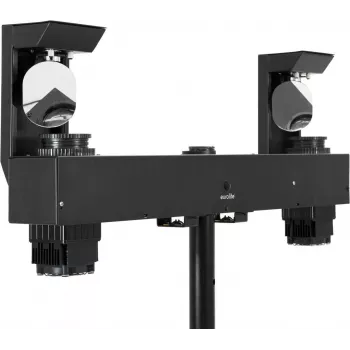 Barra de varrimento LED dupla EUROLITE 51786200 controlo DMX 2x10W barra de varrimento LED