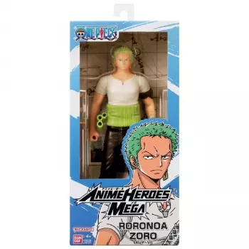 Figura de colecionador Bandai Roronoa Zoro ONE PIECE MEGA AH38332 – 1 figura em PVC
