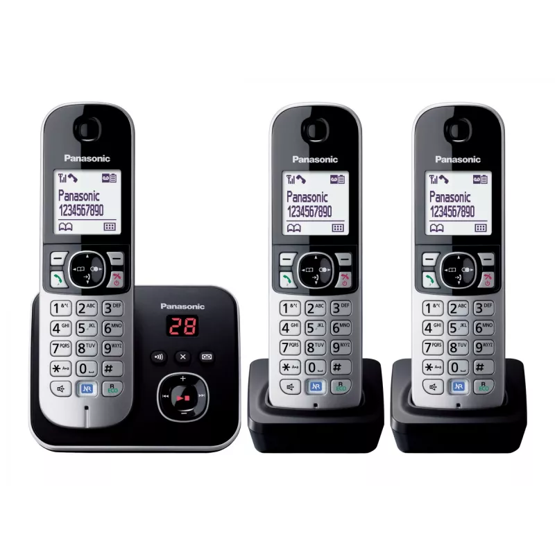 Telefone DECT Panasonic KX-TG6823GB