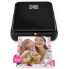 Impressora fotográfica móvel instantânea Kodak STEP Cor ZINK 2x3'' 1 ppm, Bluetooth, Preto