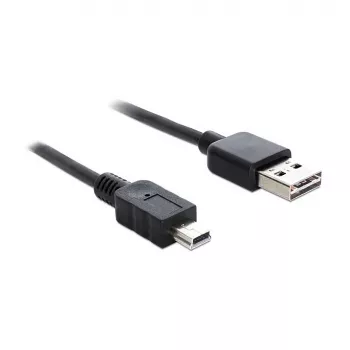 Cabo USB DeLOCK 85554 USB 2.0 2 m USB A Mini-USB B preto