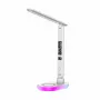 Candeeiro de mesa Hawk HW-LAMP03 branco RGB — candeeiro de secretária LED ajustável com iluminação RGB