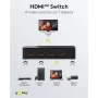 Caixa comutadora HDMI™ Goobay 4 para 1 (4K @ 60 Hz) (58489)