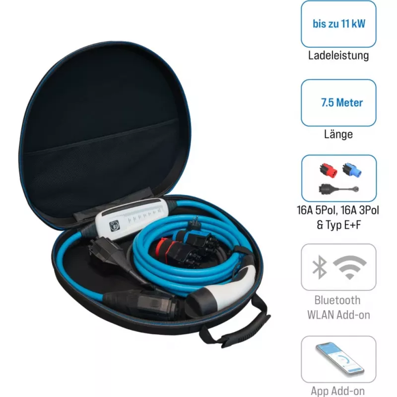 Cabo de carregamento NRGkick modelo 87701000, 16A, 7,5 m de comprimento