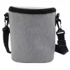 Bolsa térmica Olympia BT 50 — preto/cinzento, fecho de correr, 225×170×110 mm