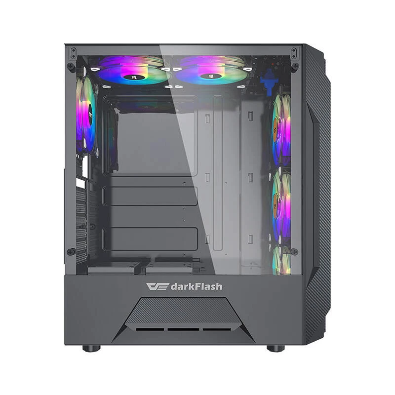 Caixa de computador Darkflash LEO (preto)
