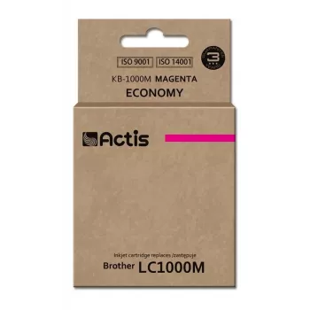Tinteiro ACTIS KB-1000M compatível com Brother, magenta, 36 ml, rendimento standard