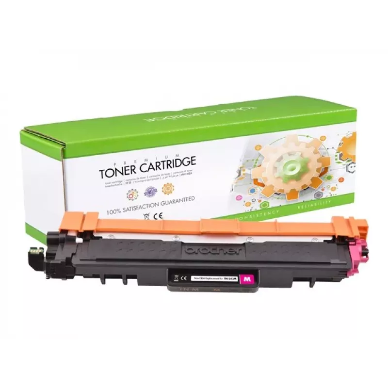 Toner STATIC compatível com Brother TN-243M magenta recondicionado 1.000 páginas
