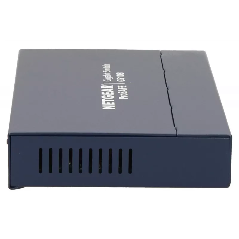 Switch não gerido NETGEAR GS108GE, 8 portas, Gigabit Ethernet, 16 Gbit/s