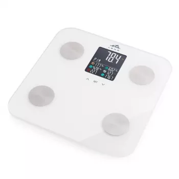 Balança de pessoa ETA | ETA378190000 Lena | capacidade máxima 180 kg | precisão 100 g | medição do índice de massa corporal (IMC) | branco