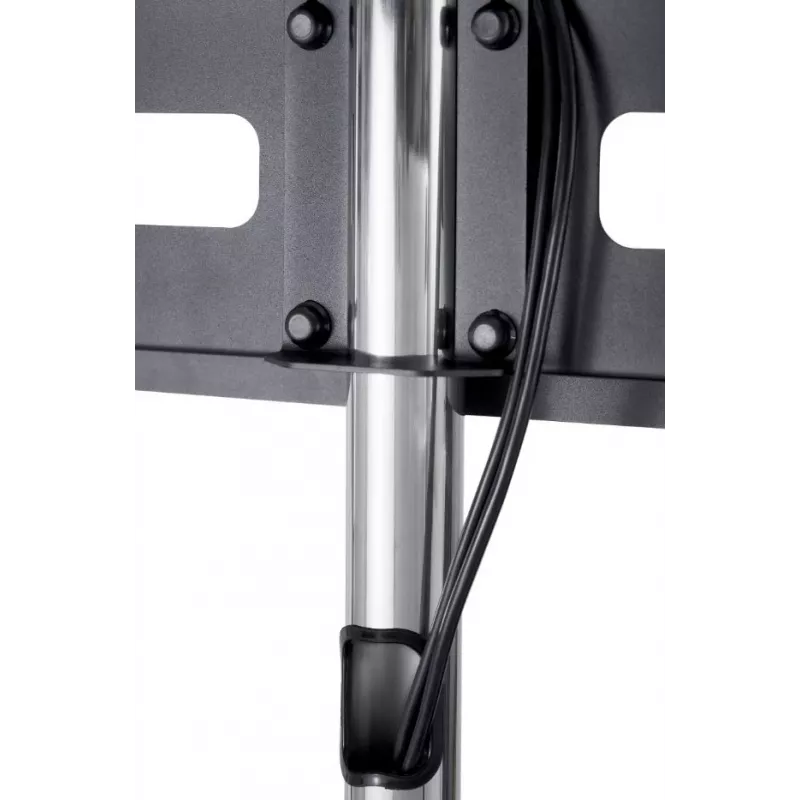EDBAK TR51c-B carrinho para ecrãs planos de 37–60 polegadas, VESA até 600x400, altura ajustável, carga máx. 80 kg, preto