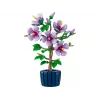 Conjunto de construção LEGO Botanical Hibiscus Flower 10372 – 660 peças, modelo de exposição, 250×360×130 mm
