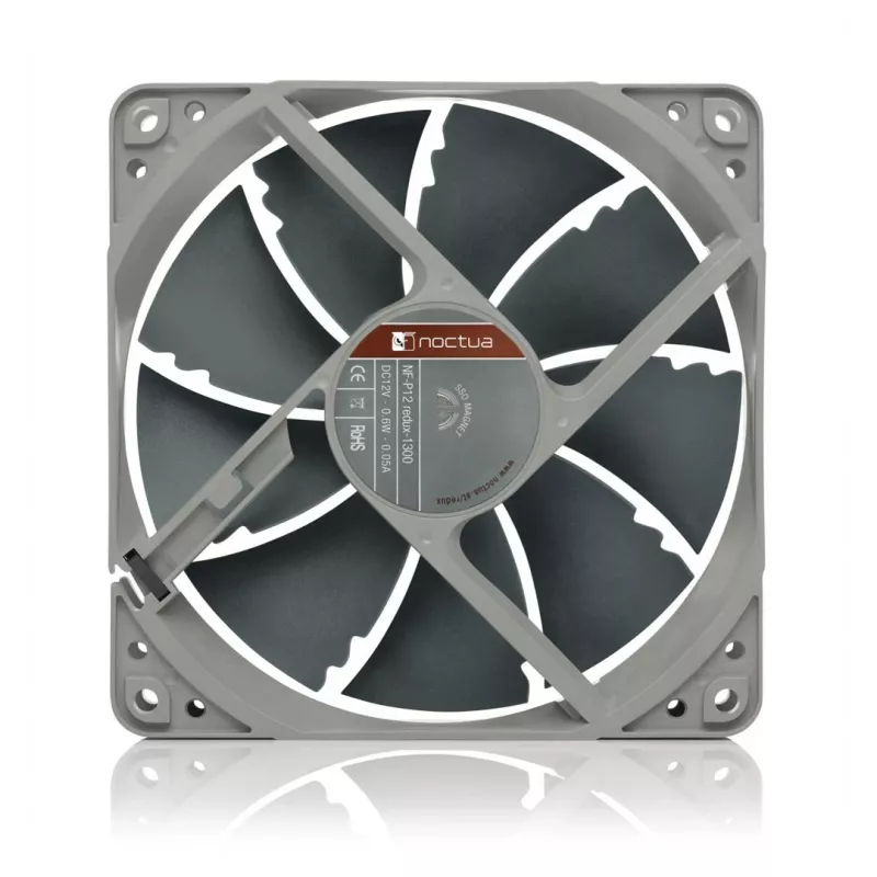 Ventoinha de caixa Noctua NF-P12 redux-1300 120mm cinzento