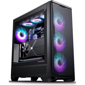 PHANTEKS Eclipse G400A Midi-Tower, vidro temperado, D-RGB, preto