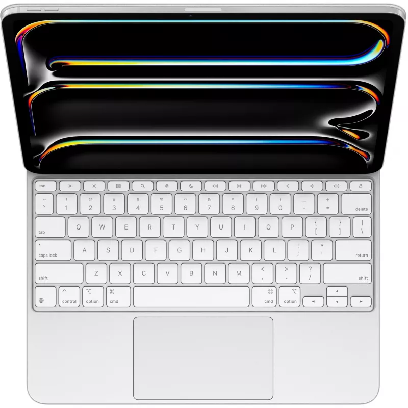 Teclado Apple Magic para iPad Pro 13 polegadas M4 US English branco QWERTY