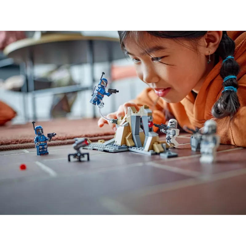 Brinquedo de construção LEGO Star Wars Ambush on Mandalore Battle Pack 75373 — 4 minifiguras, 109 peças, idade 6+