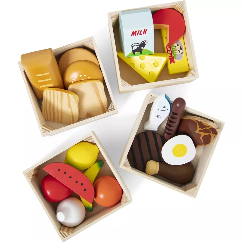 Melissa & Doug Grupos de alimentos, cozinha de brincar