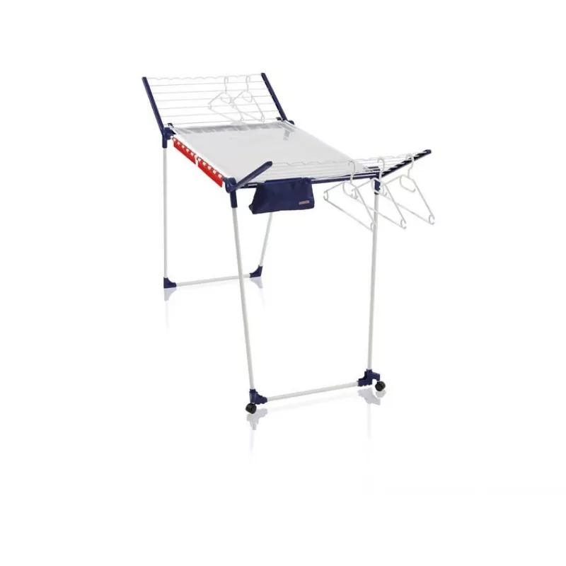 Estendal de chão Leifheit Pegasus 200 — azul/branco