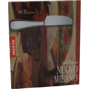 Conjunto de talheres Alessi Nuovo Milano 1 peça aço inoxidável 5180S24M