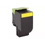 Lexmark 702Y R cartucho de toner 1 unid. original amarelo