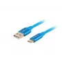 CABO LANBERG USB-C 2.0 (M) - A (M) 1,8M PREMIUMQC